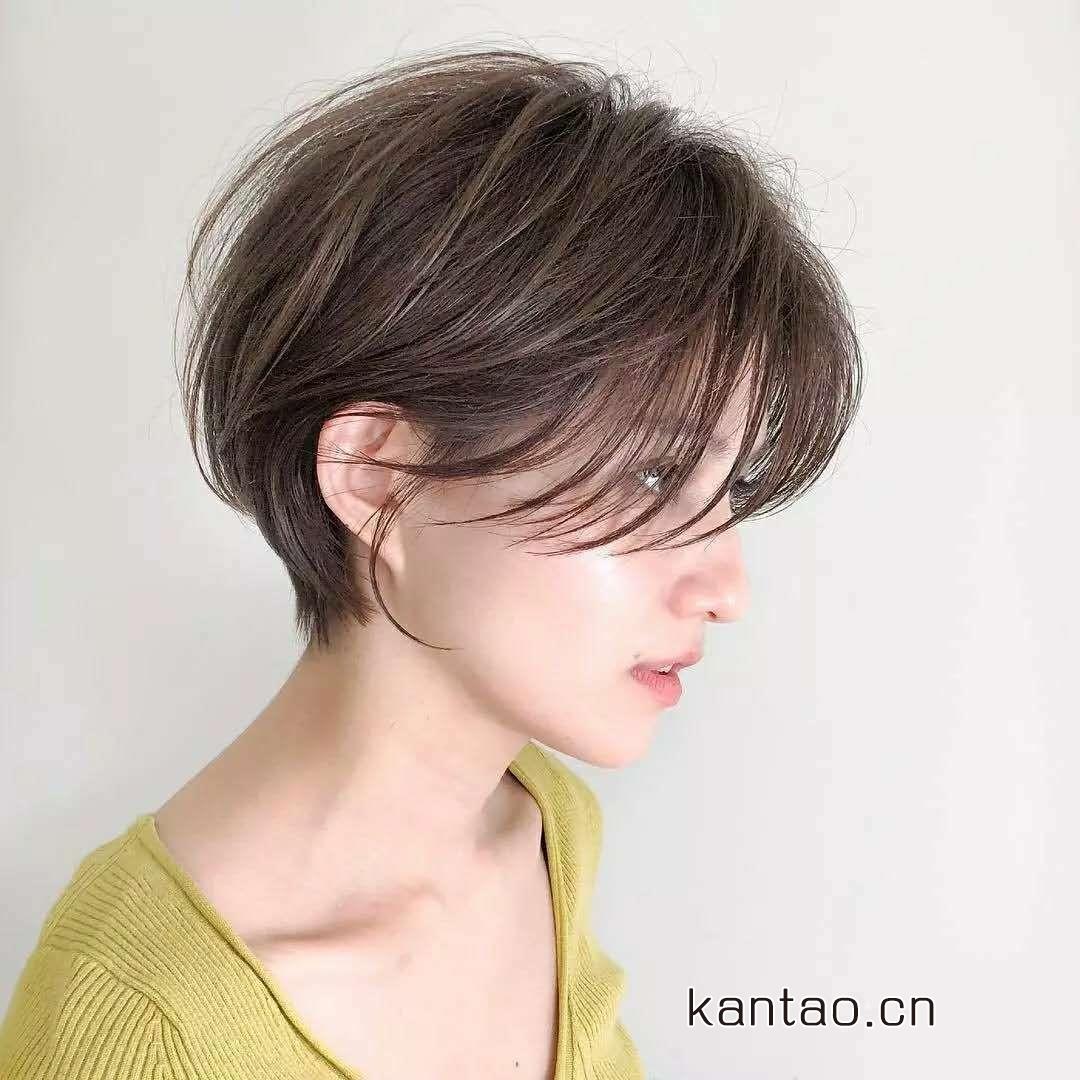 梨形脸适合什么短发发型