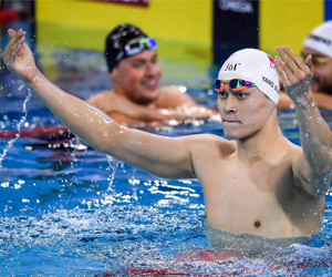 孙杨放弃1500米自由泳 英雄仍在征途