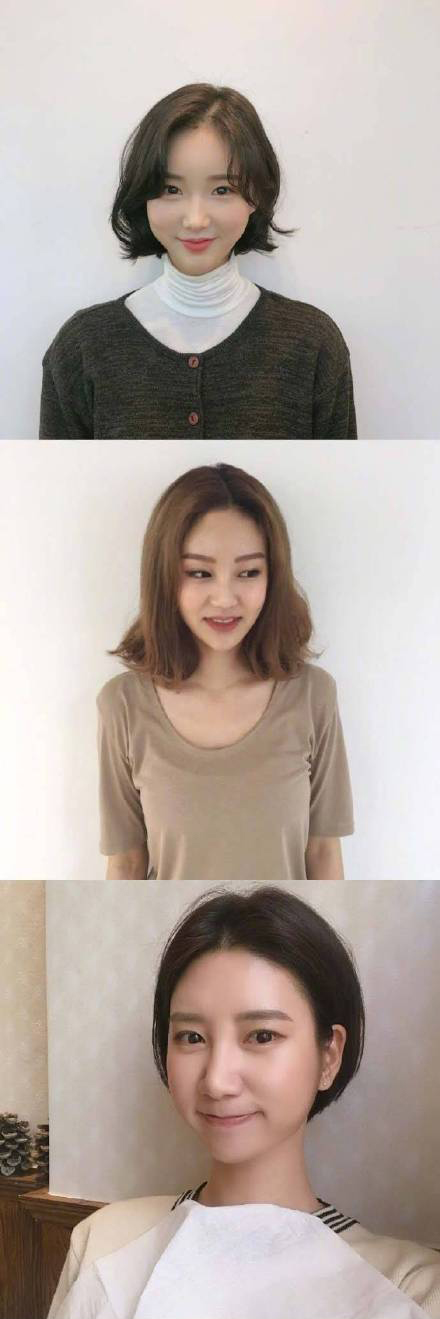 夏天最火的发型 韩系温婉小短发
