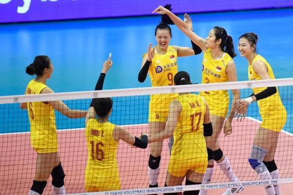 中国女排取得东京奥运会参赛资格 三战全胜排名第一