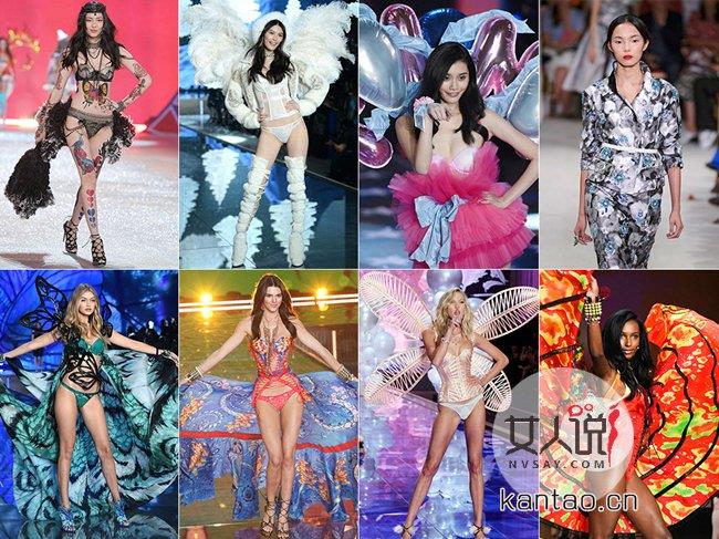 2016维多利亚的秘密内衣秀 中国超模VS外国超模斗艳show